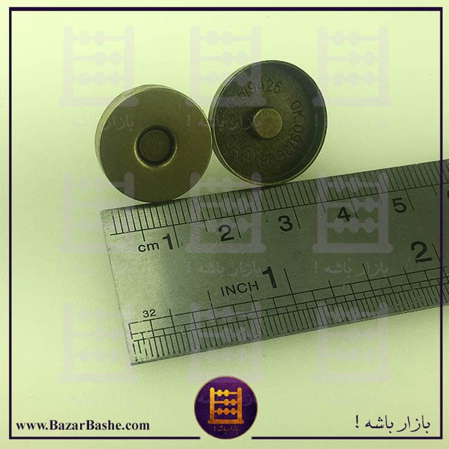دکمه اهنربایی قابلمه ای ، دکمه مگنتی آهنربایی — تصویر ۳