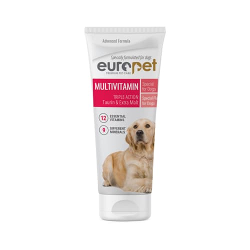خمیر مولتی ویتامین سگ یوروپت Europet Dog Paste وزن 100 گرم