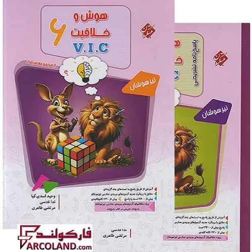 بسته دو جلدی کتاب هوش و خلاقیت V.I.C ششم مرشد مبتکران