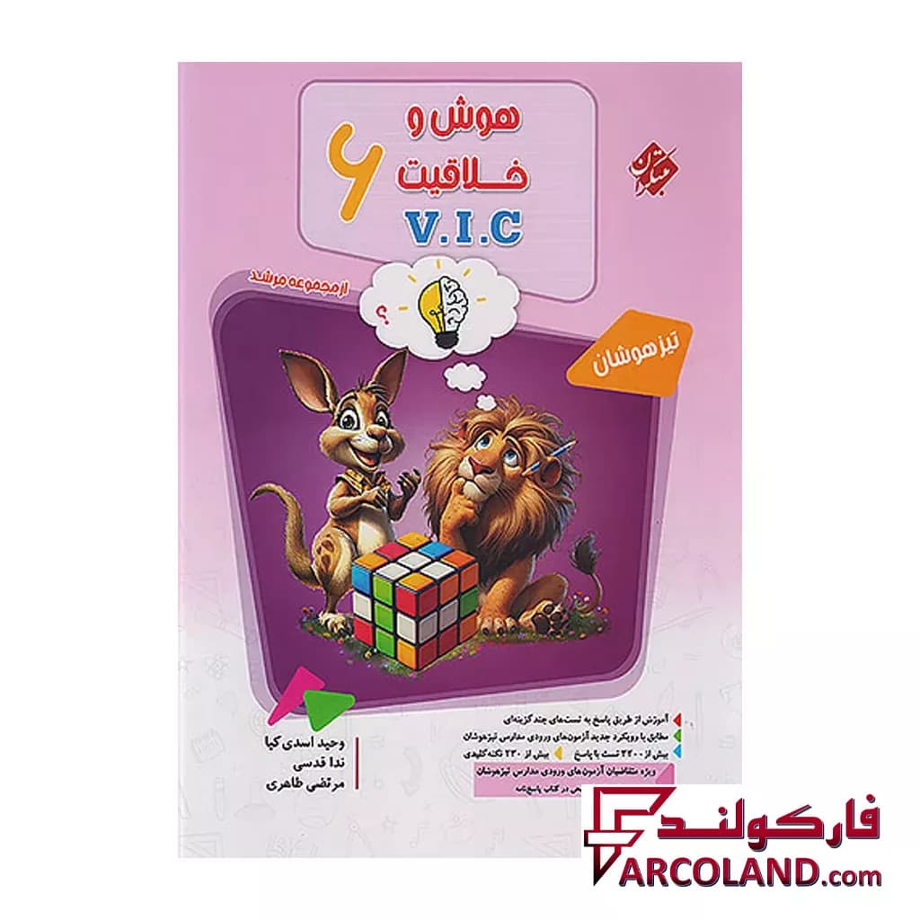 بسته دو جلدی کتاب هوش و خلاقیت V.I.C ششم مرشد مبتکران — تصویر ۲
