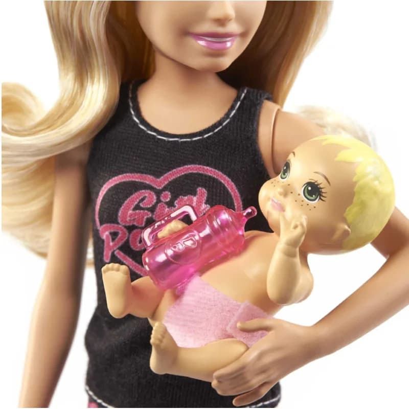 عروسک باربی ست اسکایپر با لوازم جانبی Babysitters Inc.™ – مراقبت از بچه‌ها به سبک باربی — تصویر ۴