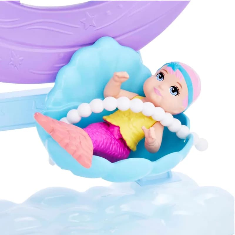 باربی Dreamtopia Mermaid: سرسره، بازی و مراقبت از پری‌های دریایی — تصویر ۲