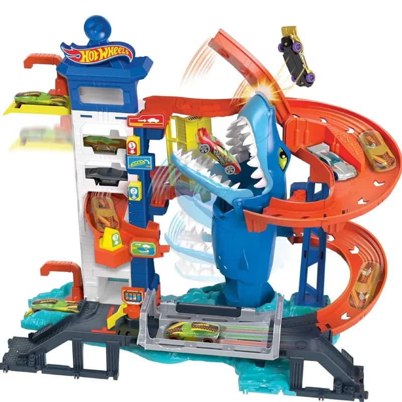ست پیست فرار از کوسه Hot Wheels City Toy Car