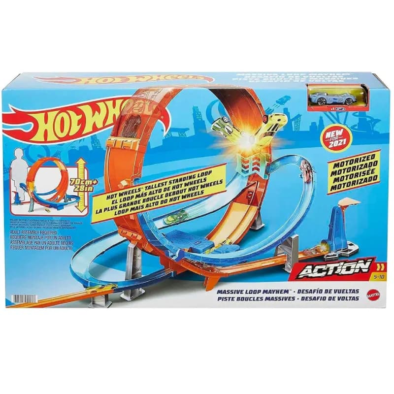 ست پیست هات ویلز مدل Hot Wheels Massive Loop Mayhem — تصویر ۲