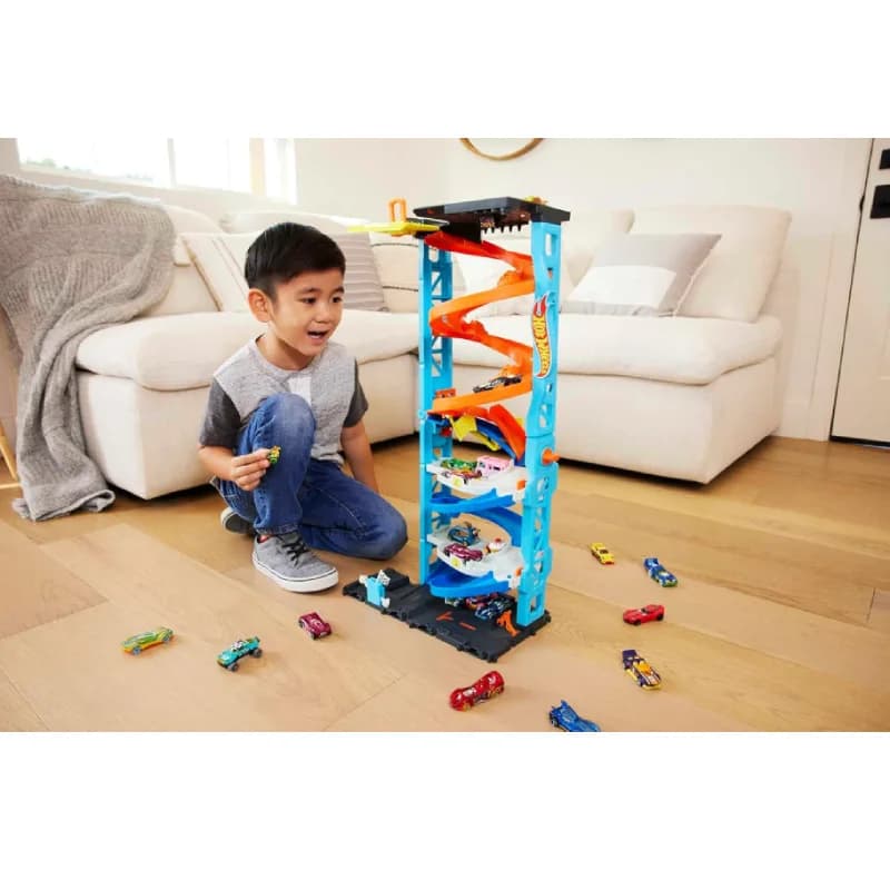 ست هات ویلز مدل Hot Wheels City Toy Car Track Set — تصویر ۴