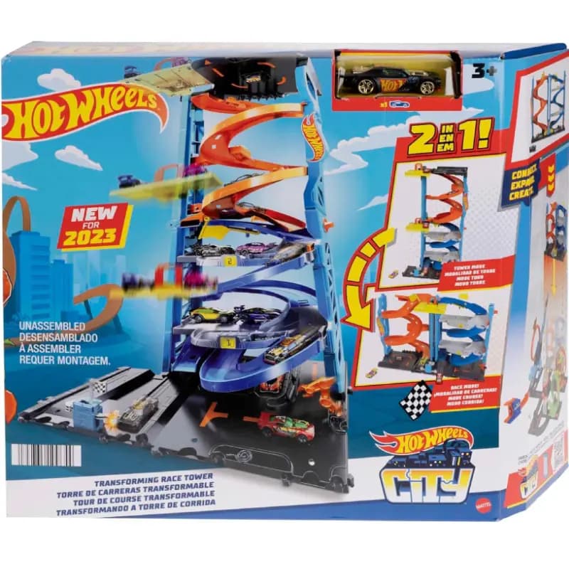 ست هات ویلز مدل Hot Wheels City Toy Car Track Set — تصویر ۶