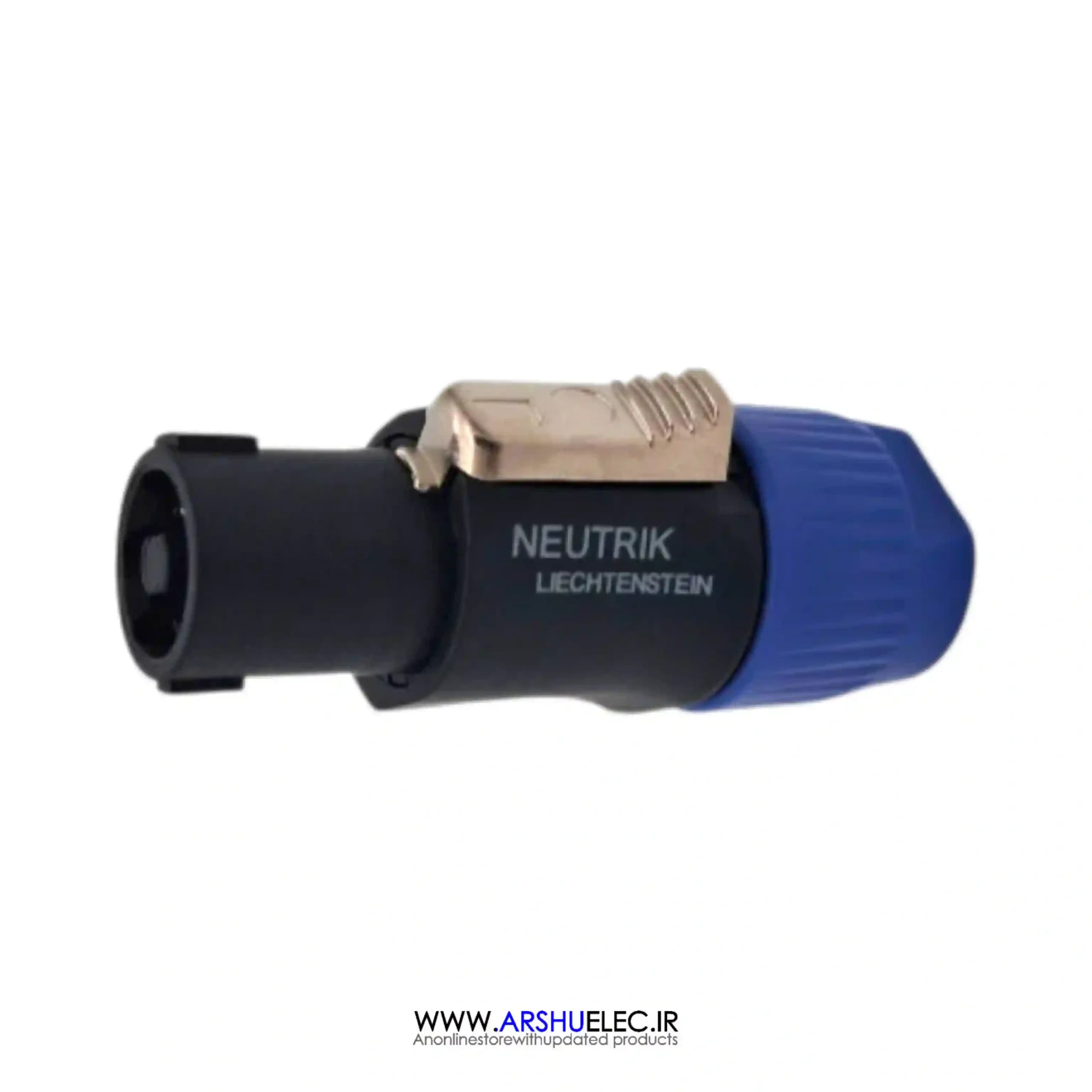 فیش اسپیکون طرح نوتریک Neutrik مرغوب | فیش اسپیکن متصل کننده صدا با قابلیت قفل شونده دارای 4 پین برای اتصال