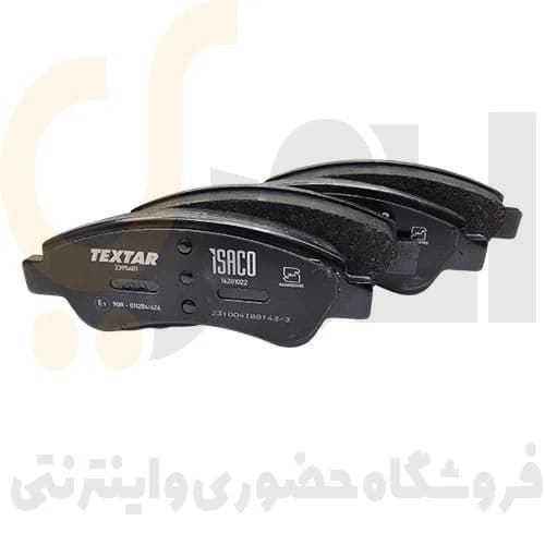 لنت ترمز دیسکی چرخ جلو 206 TU5-رانا،207 – ISACO – تکستار TEXTAR — تصویر ۲