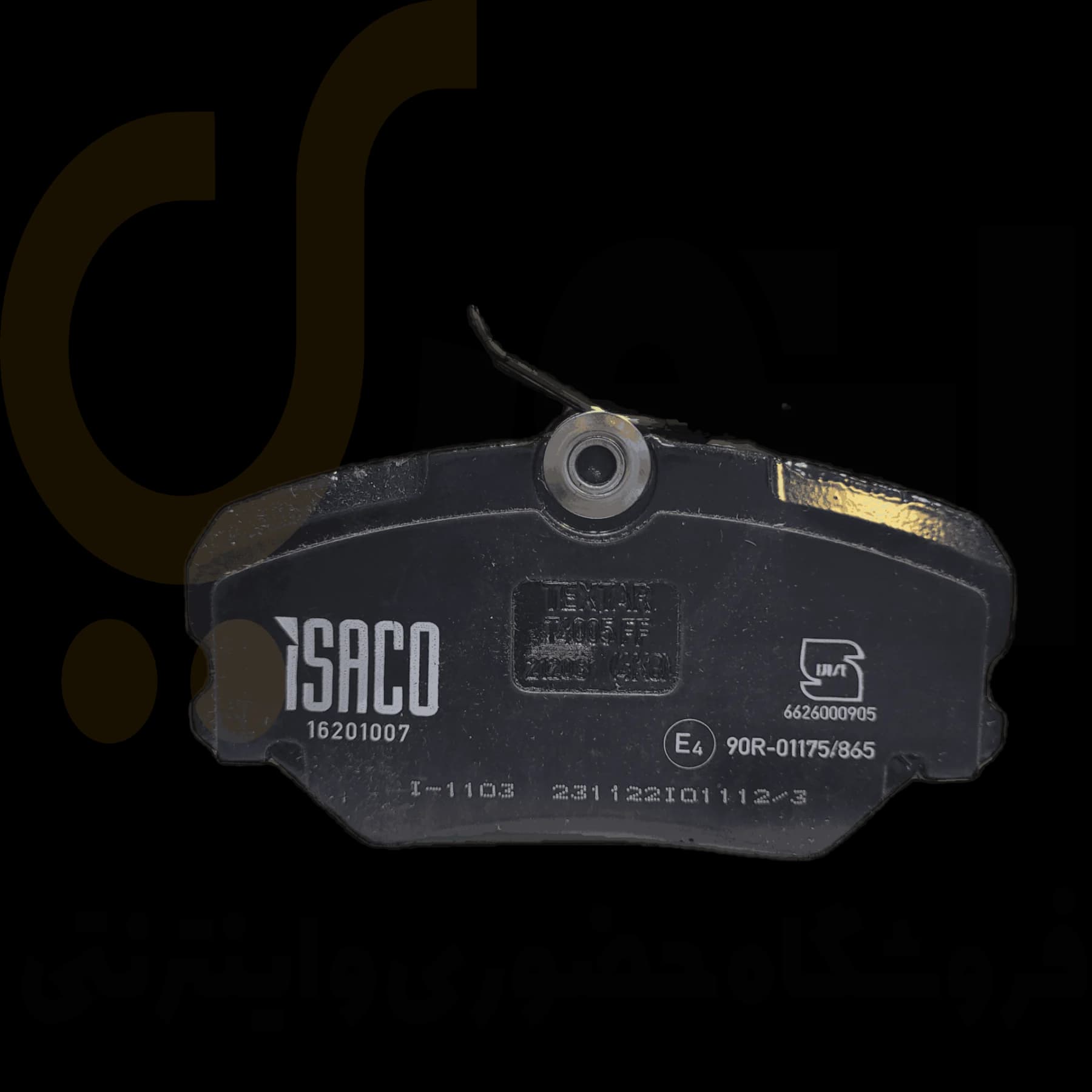 لنت ترمز دیسکی چرخ جلو 405-سمند-پارس – ISACO – تکستار TEXTAR