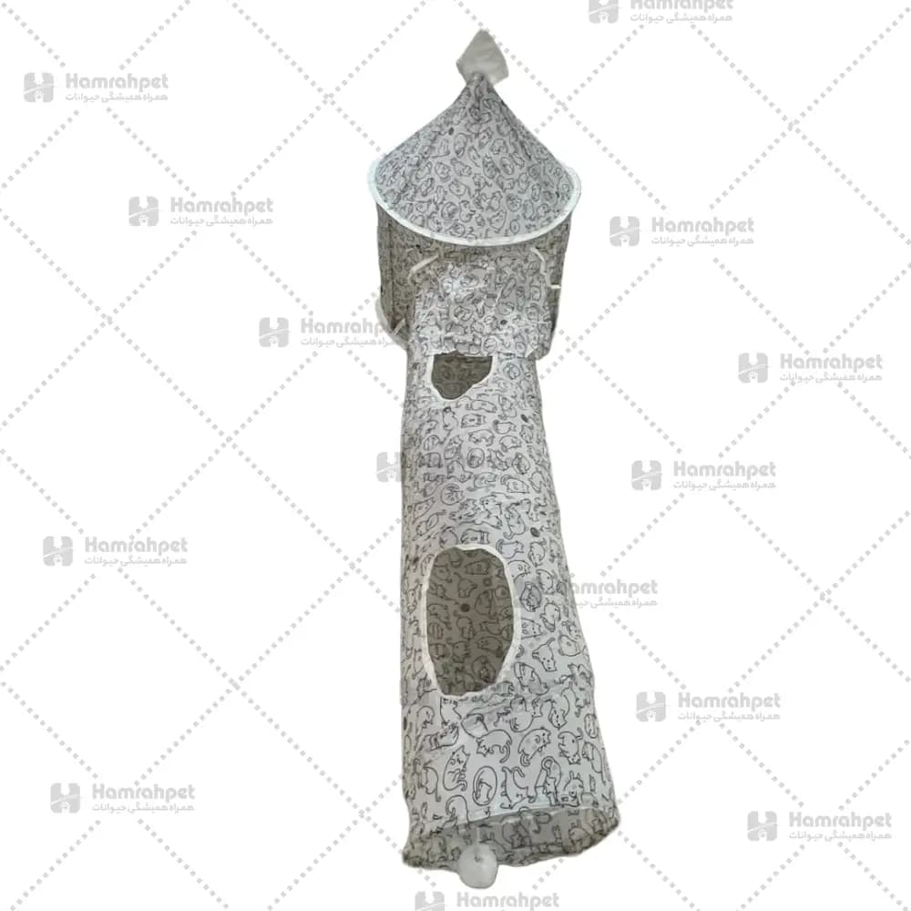 تونل بازی گربه مدل قلعه