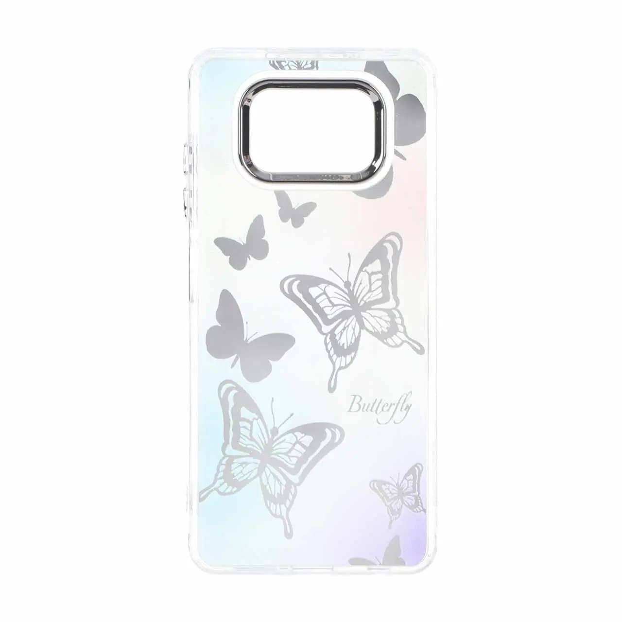 قاب آینه ای طرح دار لنز متال Xiaomi Poco X3 / Poco X3 Pro / Poco X3 NFC – کد 855