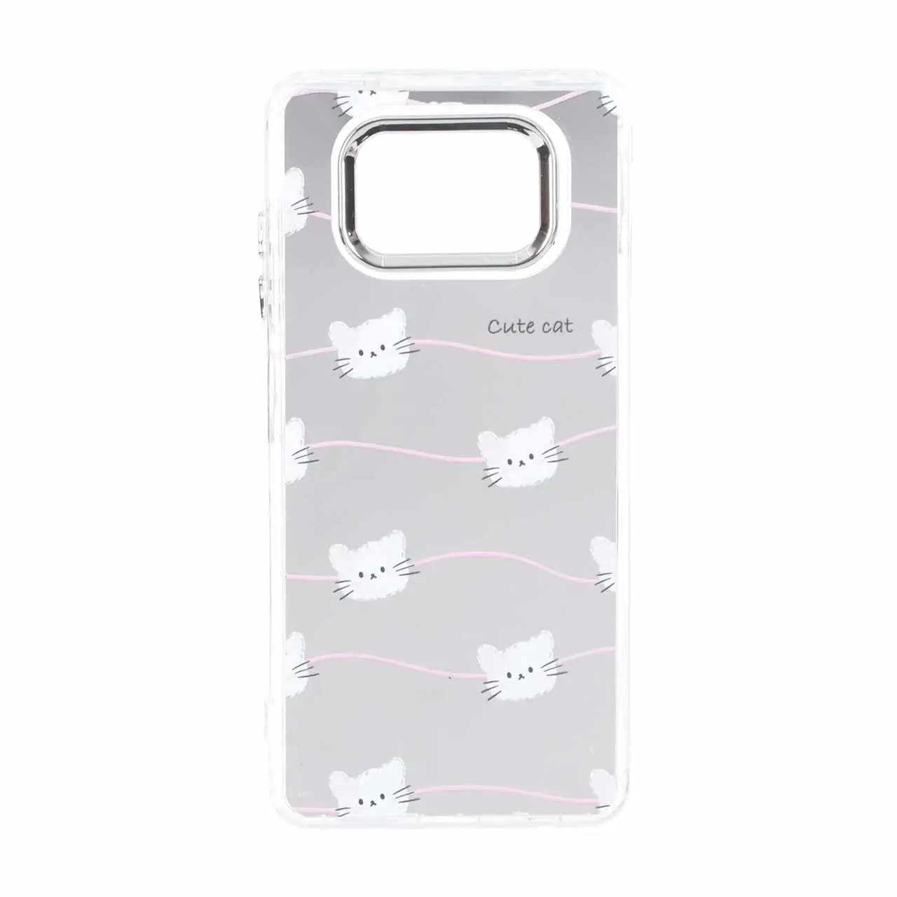 قاب آینه ای طرح دار لنز متال Xiaomi Poco X3 / Poco X3 Pro / Poco X3 NFC – کد 853