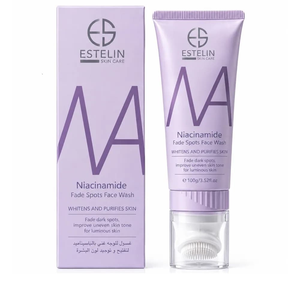 فوم شستشو ضد لک و روشن‌کننده نیاسینامید استلین ESTELIN Niacinamide Fade Spots Face Wash وزن 100 گرم