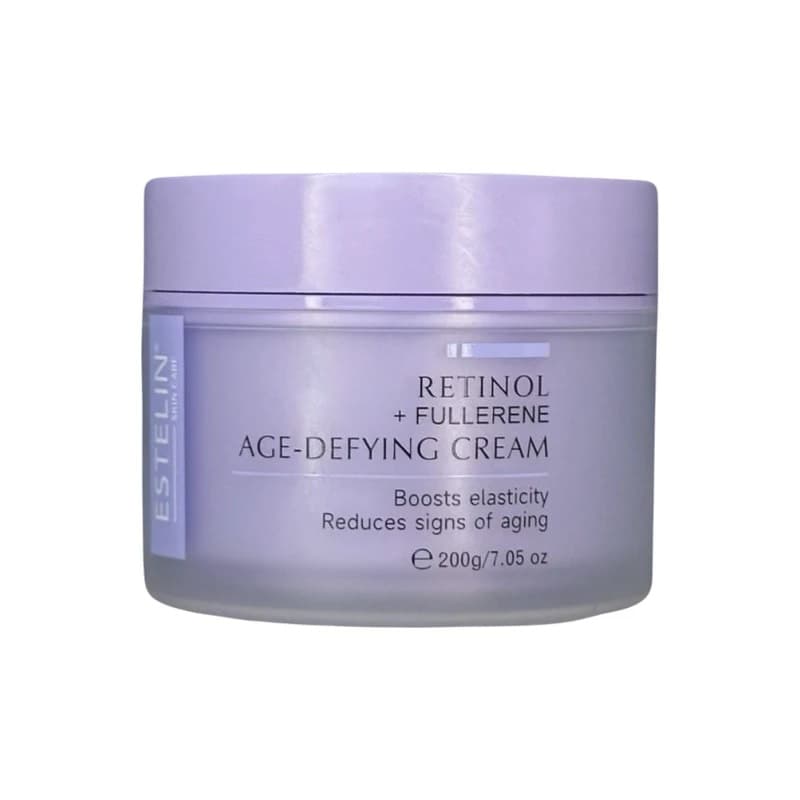 کرم رتینول ضدچروک و جوانساز استلین ESTELIN AGE DEFYING CREAM مناسب انواع پوست حجم 200 میلی لیتر