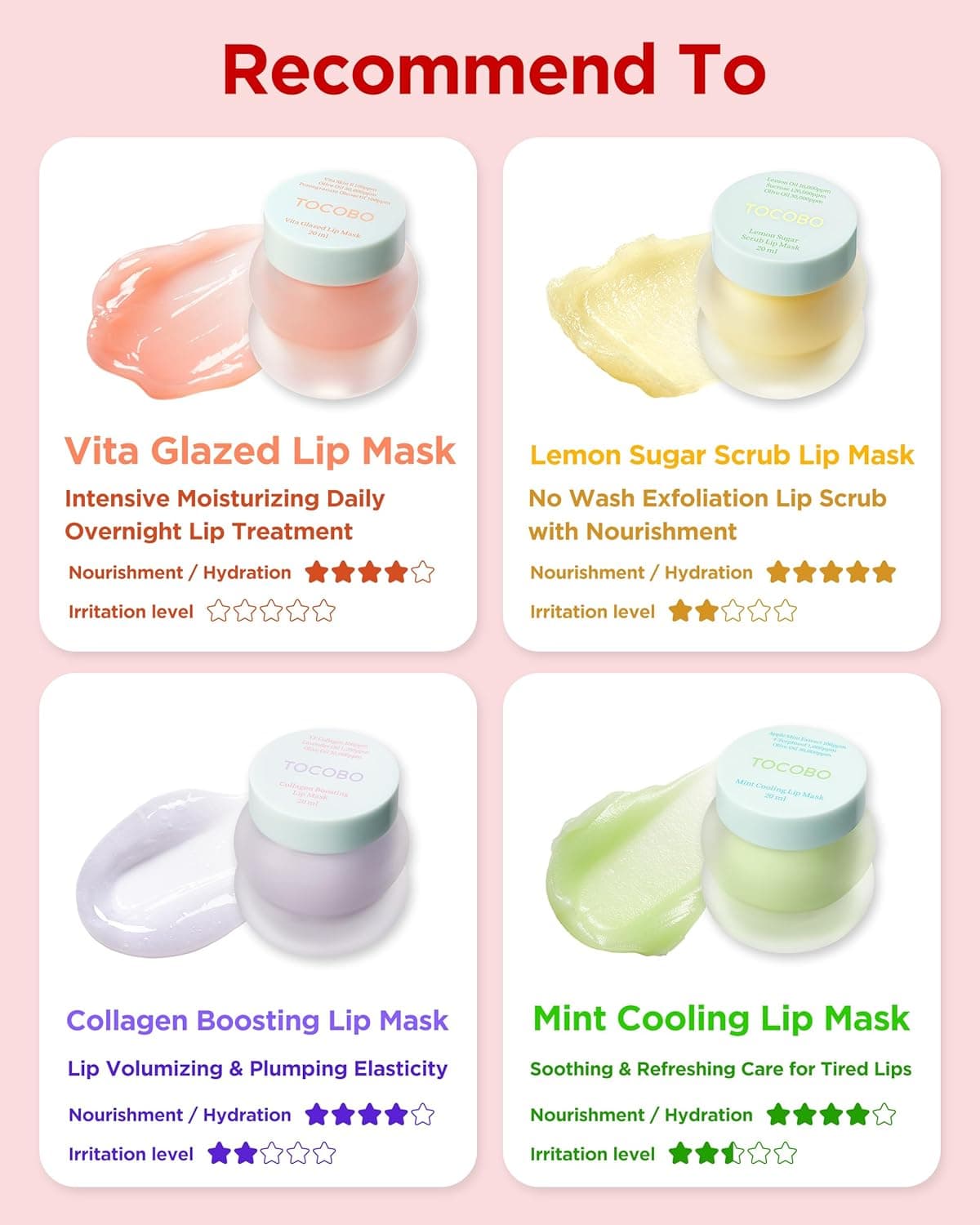 ماسک و اسکراب لب لیمو و شکر توکوبو TOCOBO Lemon Sugar Scrub Lip Mask حجم 20 میلی لیتر — تصویر ۶