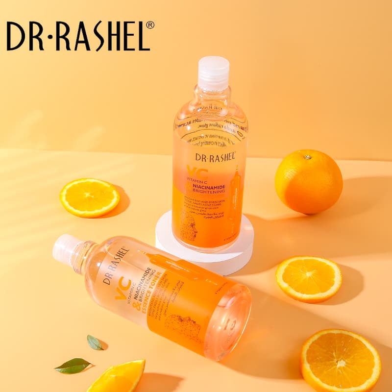 تونر ویتامین C و نیاسینامید دکترراشل مدل VC Brightening Toner مناسب انواع پوست حجم400 — تصویر ۳