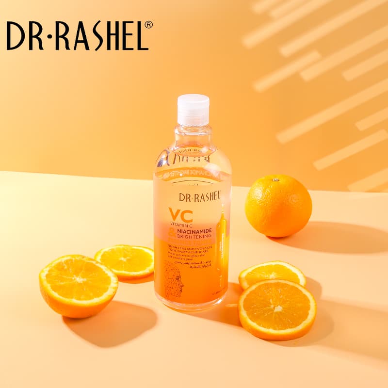 تونر ویتامین C و نیاسینامید دکترراشل مدل VC Brightening Toner مناسب انواع پوست حجم400 — تصویر ۲