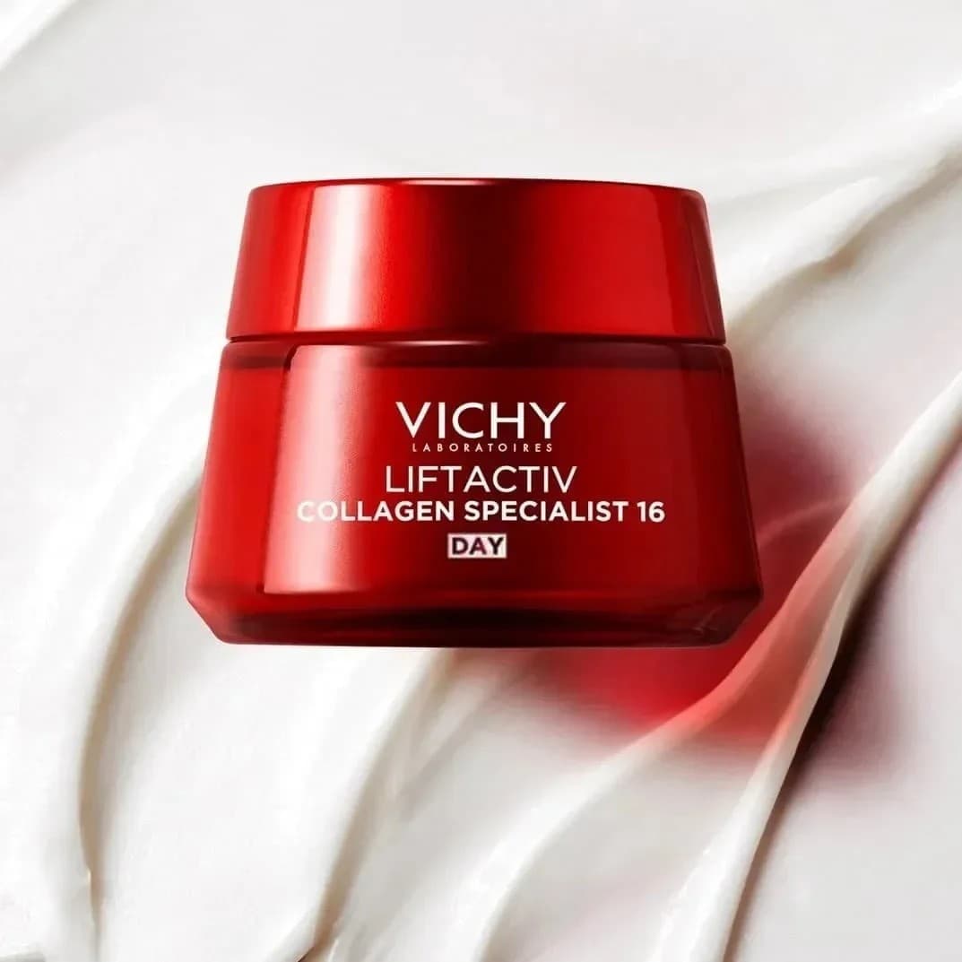 کرم روز ضدچروک و لیفت ویشی Liftactiv Collagen Specialist 16 مناسب انواع پوست حجم 50 میلی لیتر — تصویر ۴