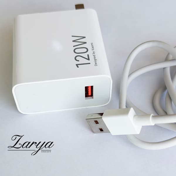 شارژر کامل 120 وات اورجینال شیائومی مدل سرکارتنی MDY-14-ED — تصویر ۲