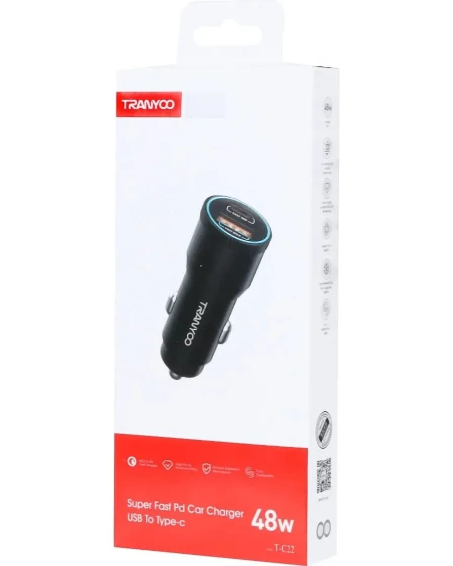 شارژر فندکی ترانیو 48 وات مدل T-C22 — تصویر ۴