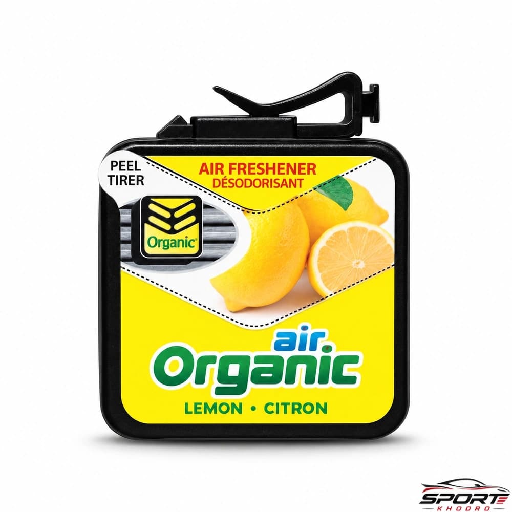 خوشبو کننده خودرو ارگانیک مدل دریچه کولری لیمو – Lemon