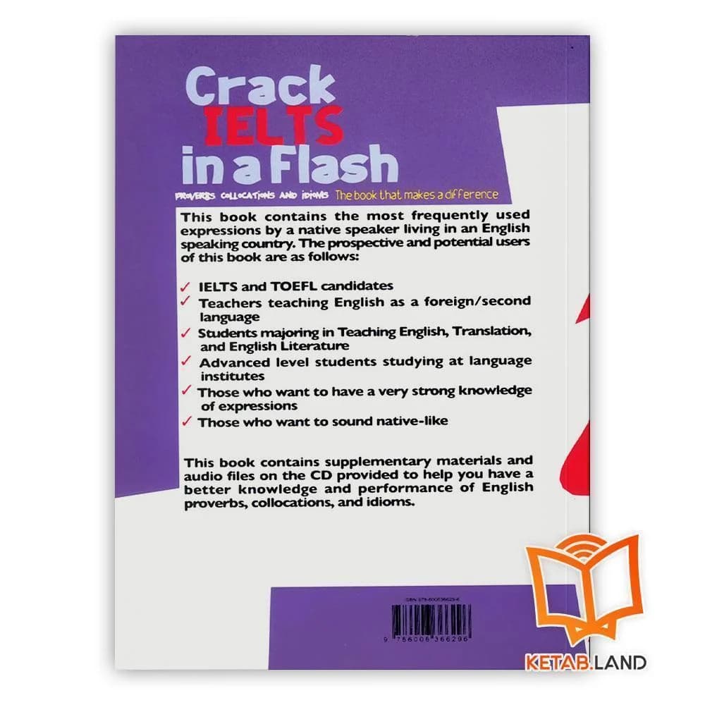 کتاب Crack IELTS in a Flash Proverbs, Collocations and Idioms — تصویر ۲