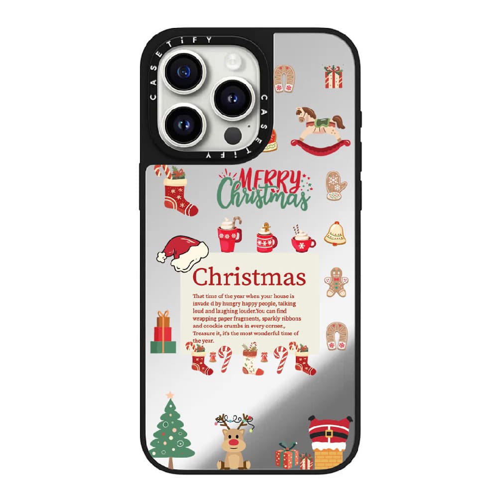 قاب آینه ای چاپی سفارشی (کد 0331) وایب کریسمس – christmas vibes مناسب برای گوشی موبایل سامسونگ Samsung Galaxy A12 / A13 / A14 / A15 / A21S / A22 4G / A23 / A24 / A25 / A30S / A31 / A32 4G / A32 5G / A — تصویر ۵