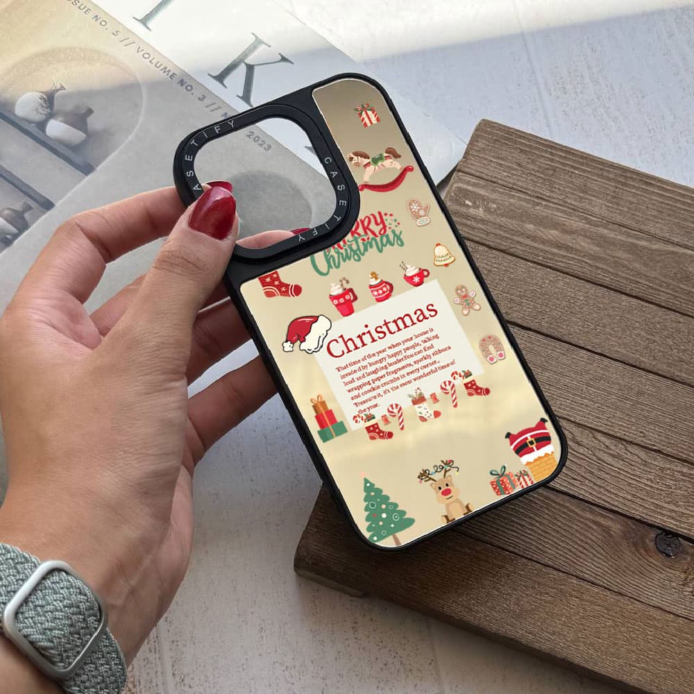 قاب آینه ای چاپی سفارشی (کد 0331) وایب کریسمس – christmas vibes مناسب برای گوشی موبایل سامسونگ Samsung Galaxy A12 / A13 / A14 / A15 / A21S / A22 4G / A23 / A24 / A25 / A30S / A31 / A32 4G / A32 5G / A — تصویر ۴