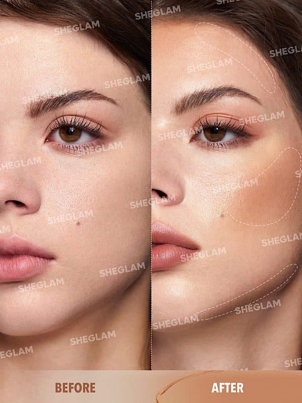 کرم برنزر Silk Haze رنگ Golden Sun (BM1)شیگلم SHEGLAM — تصویر ۲