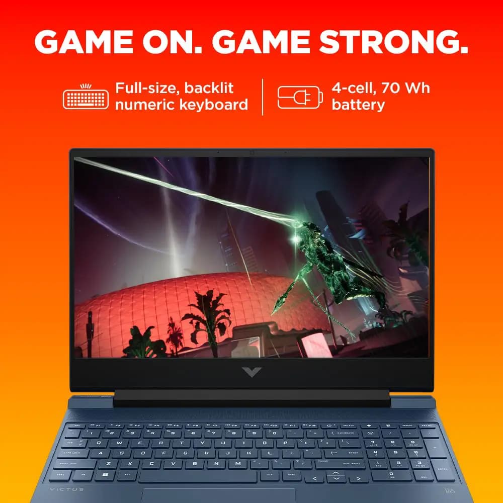 لپ تاپ HP Victus 15 Ryzen 5 5600H, 16GB Ram, 1TB SSD, 4GB AMD Radeon RX 6500 — تصویر ۵
