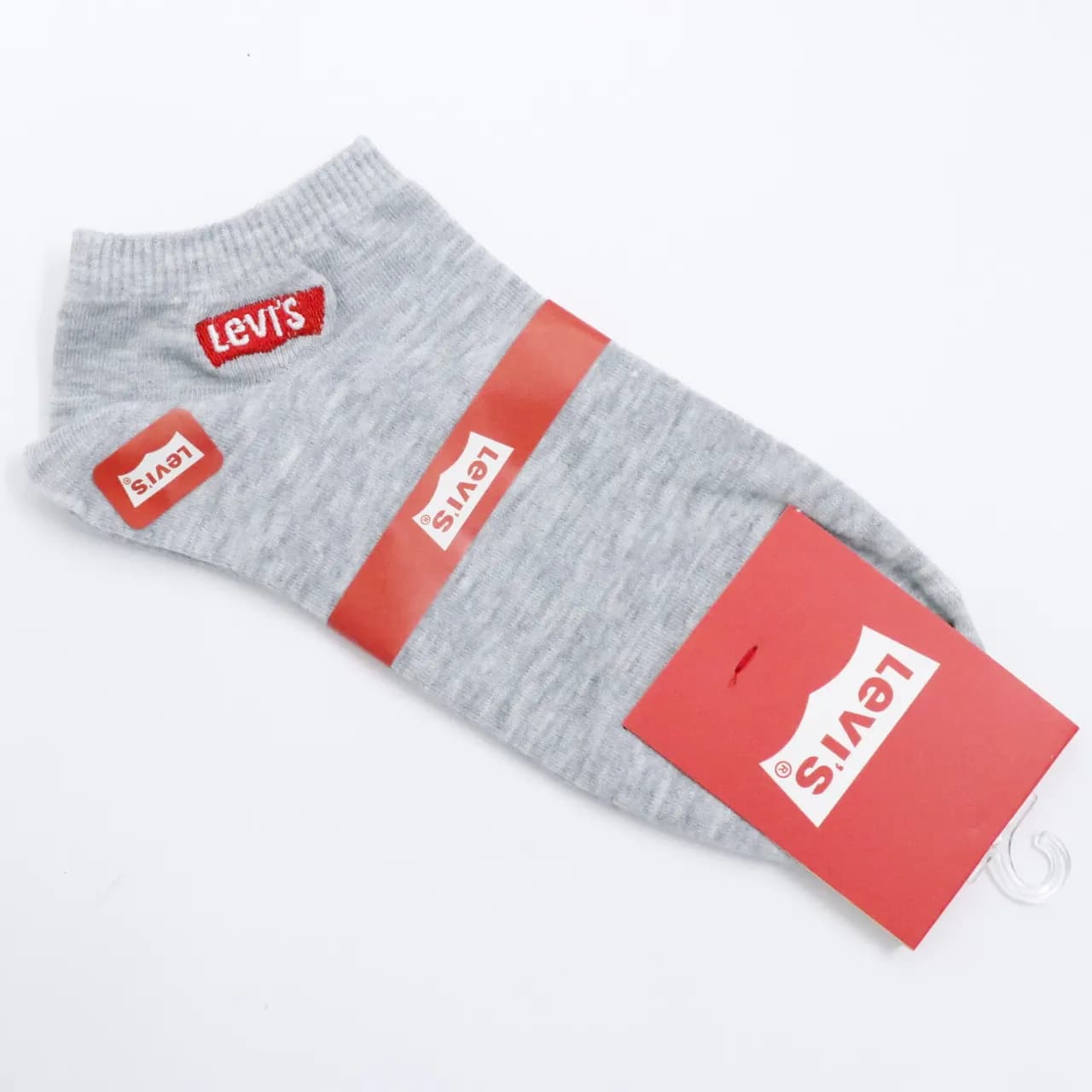 جوراب مچی اسپورت مارک Levis رنگ طوسی روشن 20031