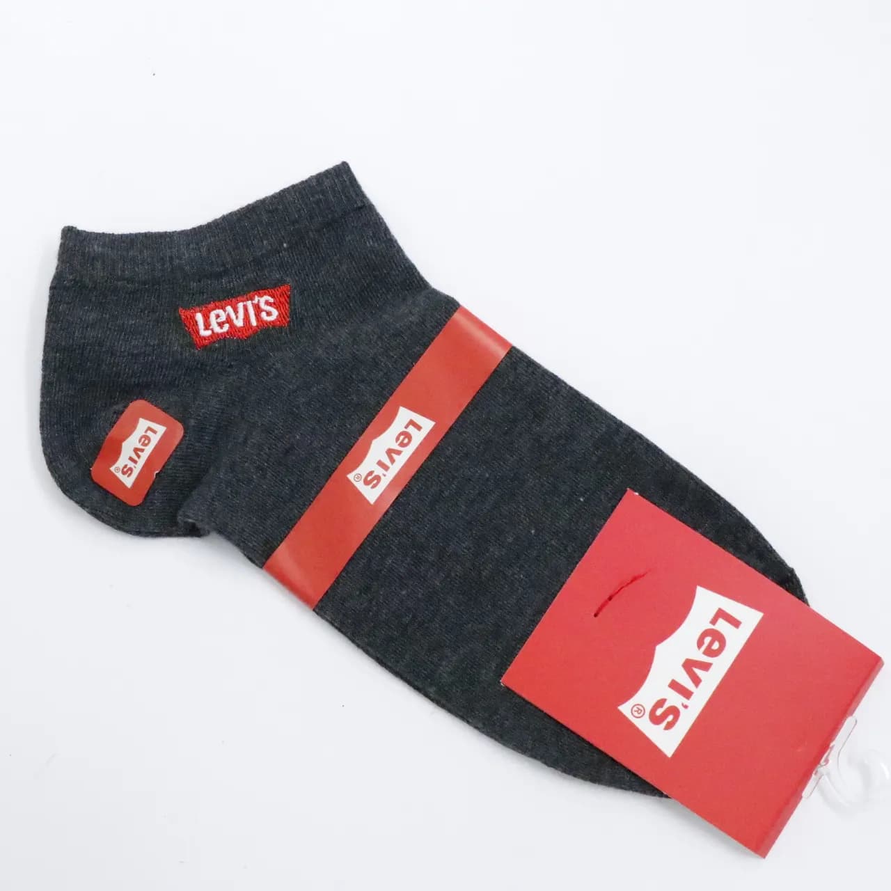 جوراب مچی اسپورت مارک Levis رنگ طوسی تیره 20031