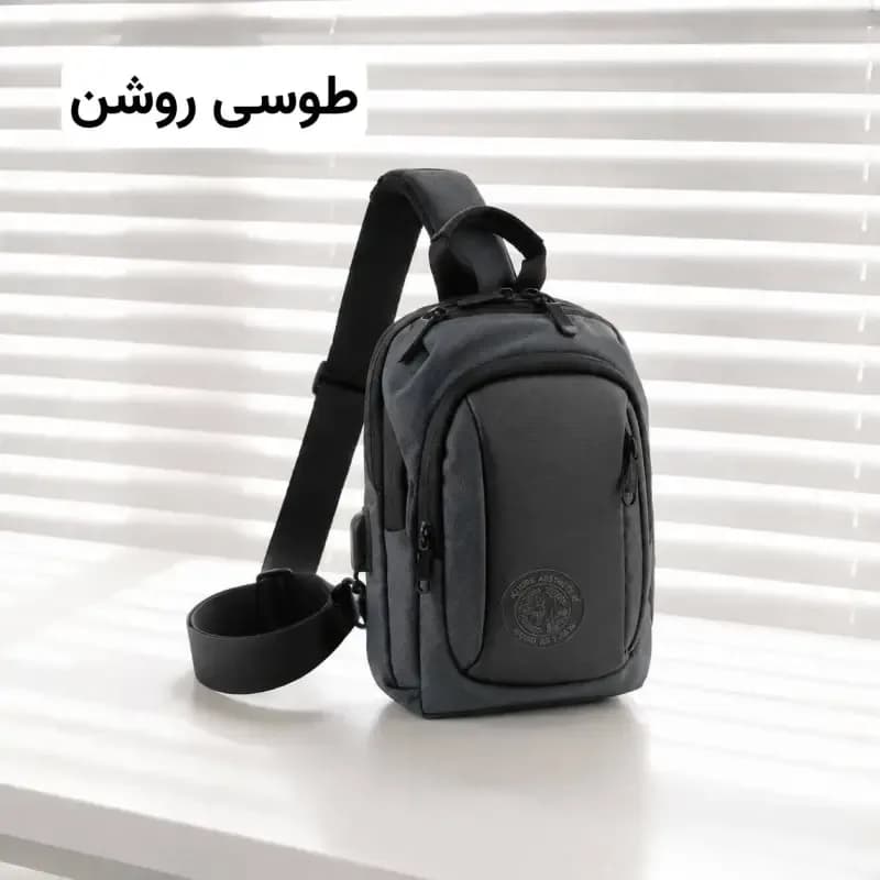 بادی بگ مردانه سایز کوچک جنس خلبانی دارای قفل و بند بلند — تصویر ۷