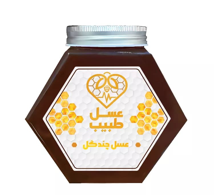 عسل چندگل طبیب وزن ۱ کیلوگرم