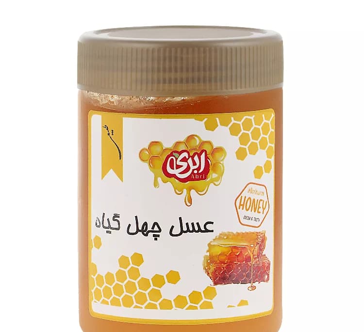 عسل چهل گیاه ابری وزن 500 گرم