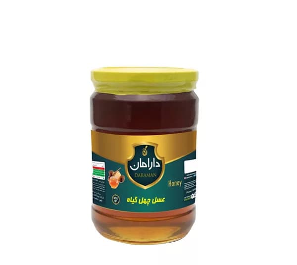 عسل چهل گیاه دارامان وزن 850 گرم