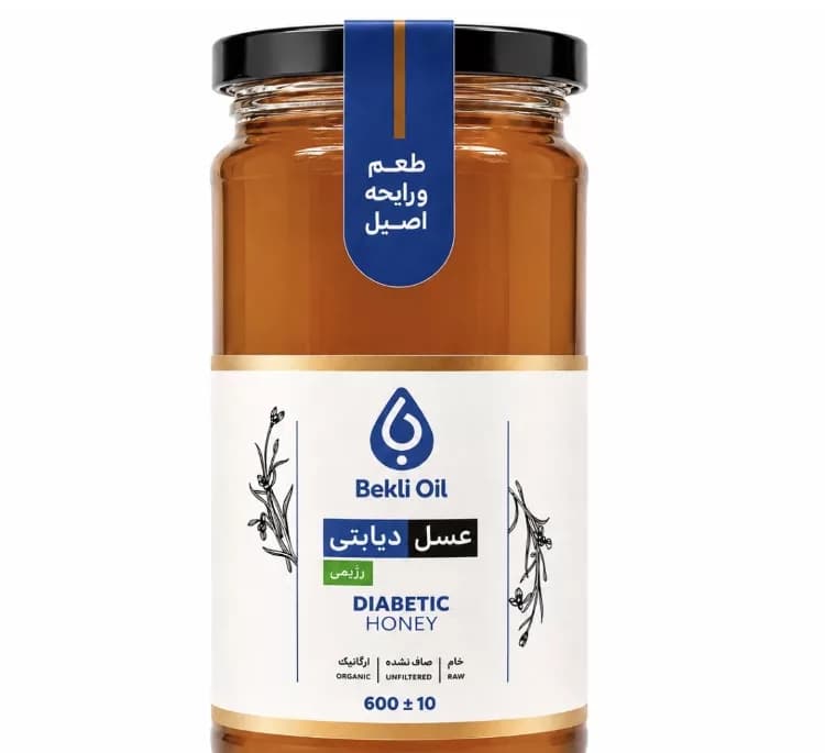 عسل دیابتی بکلی وزن 600 گرم