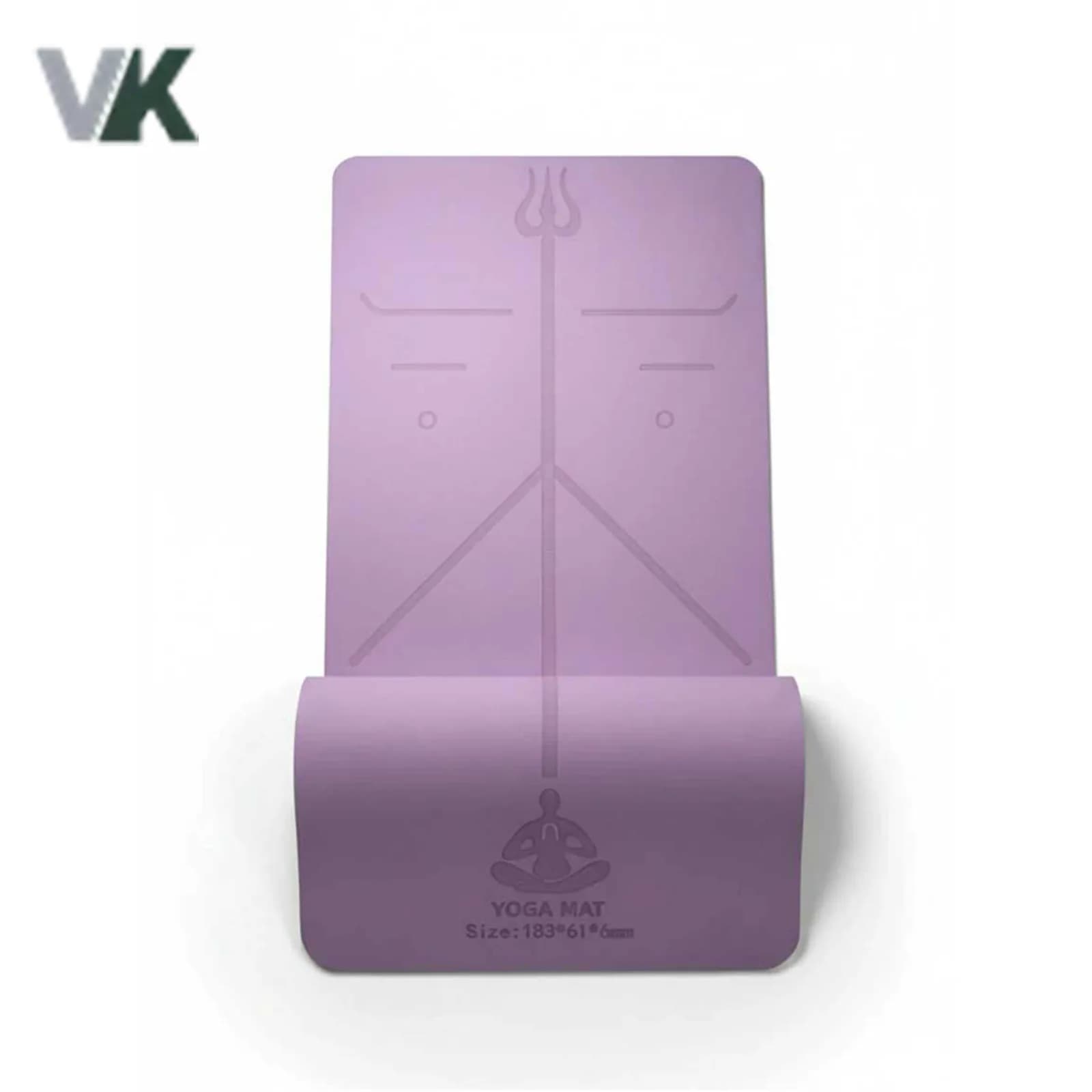 مت یوگا 8 میل TPE خط دار در 8 رنگ شناسه 10100715