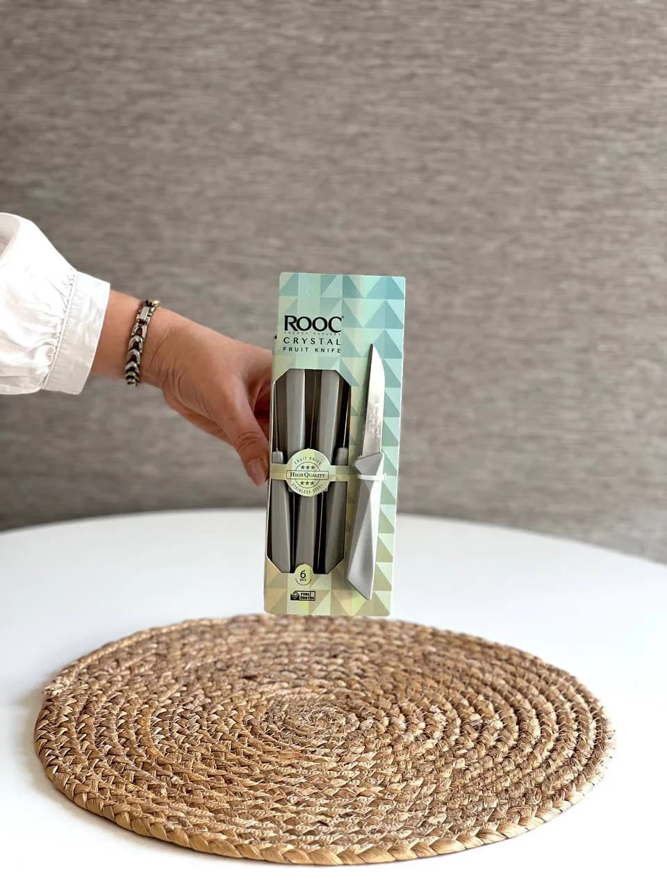 کارد میوه خوری 6 تایی ROOC مدل کریستال — تصویر ۵