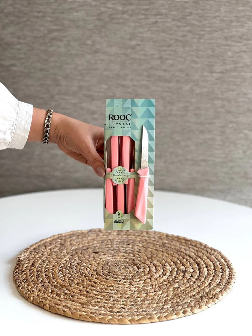 کارد میوه خوری 6 تایی ROOC مدل کریستال — تصویر ۳