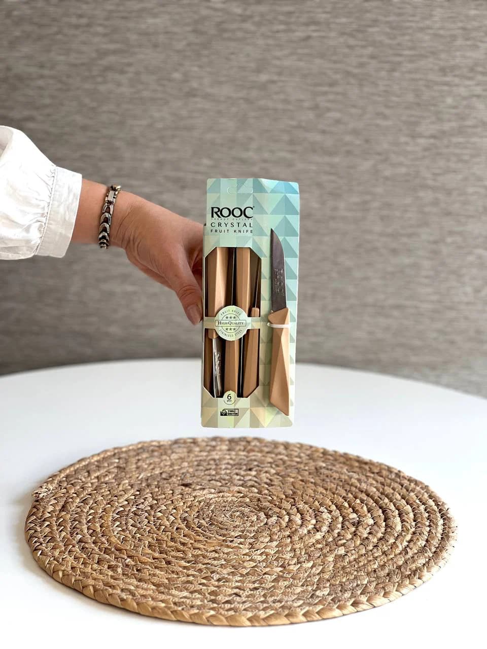کارد میوه خوری 6 تایی ROOC مدل کریستال — تصویر ۴