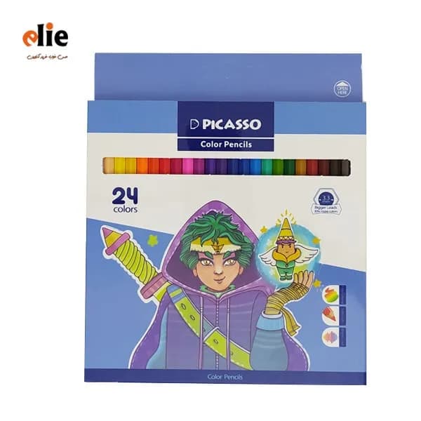 مداد رنگی 24 رنگ پیکاسو طرح P13