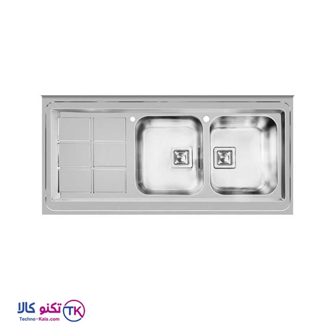 سینک ظرفشویی 502S روکار اخوان سری باکسی