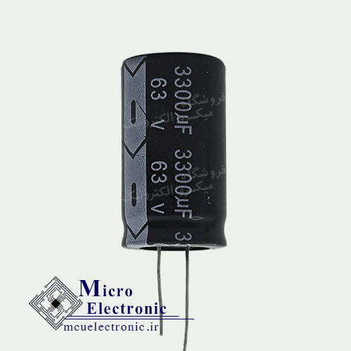 خازن الکترولیت 3300uF 63v سبز