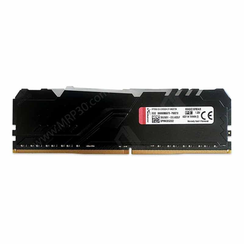 رم Kingston HyperX Fury RGB 8GB DDR4 3200Mhz با گارانتی ایستا — تصویر ۴