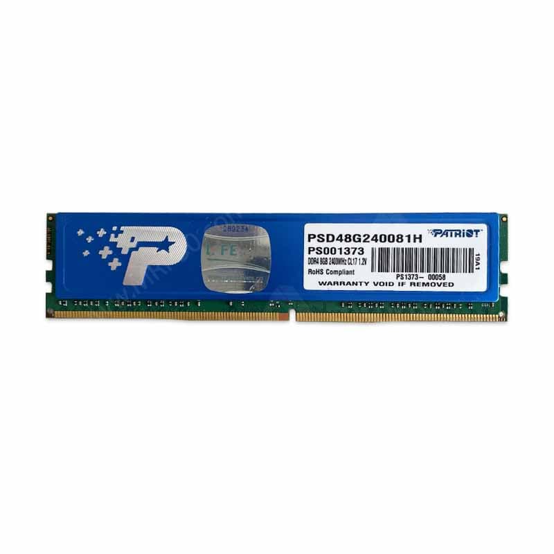 رم پاتریوت Patriot 8GB DDR4 2400Mhz استوک گارانتی لایف — تصویر ۳