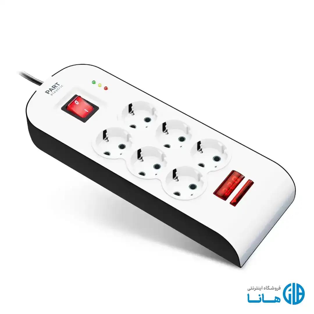 محافظ دیجیتال شش خانه آنالوگ 3 متری پارت الکتریک