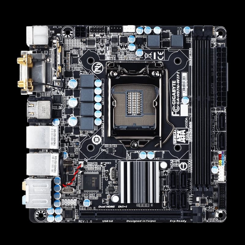 مادربرد گیگابایت Gigabyte H97N WIFI استوک