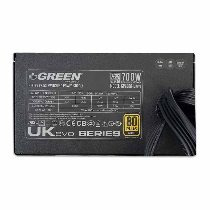 پاور 700 وات گرین Green 700A UK Evo استوک — تصویر ۶