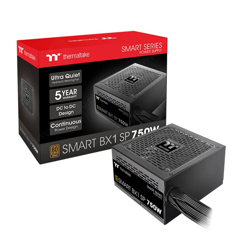 پاور 750 وات ترمالتیک Thermaltake Smart BX1 750W Bronze استوک گارانتی تا 1408/11